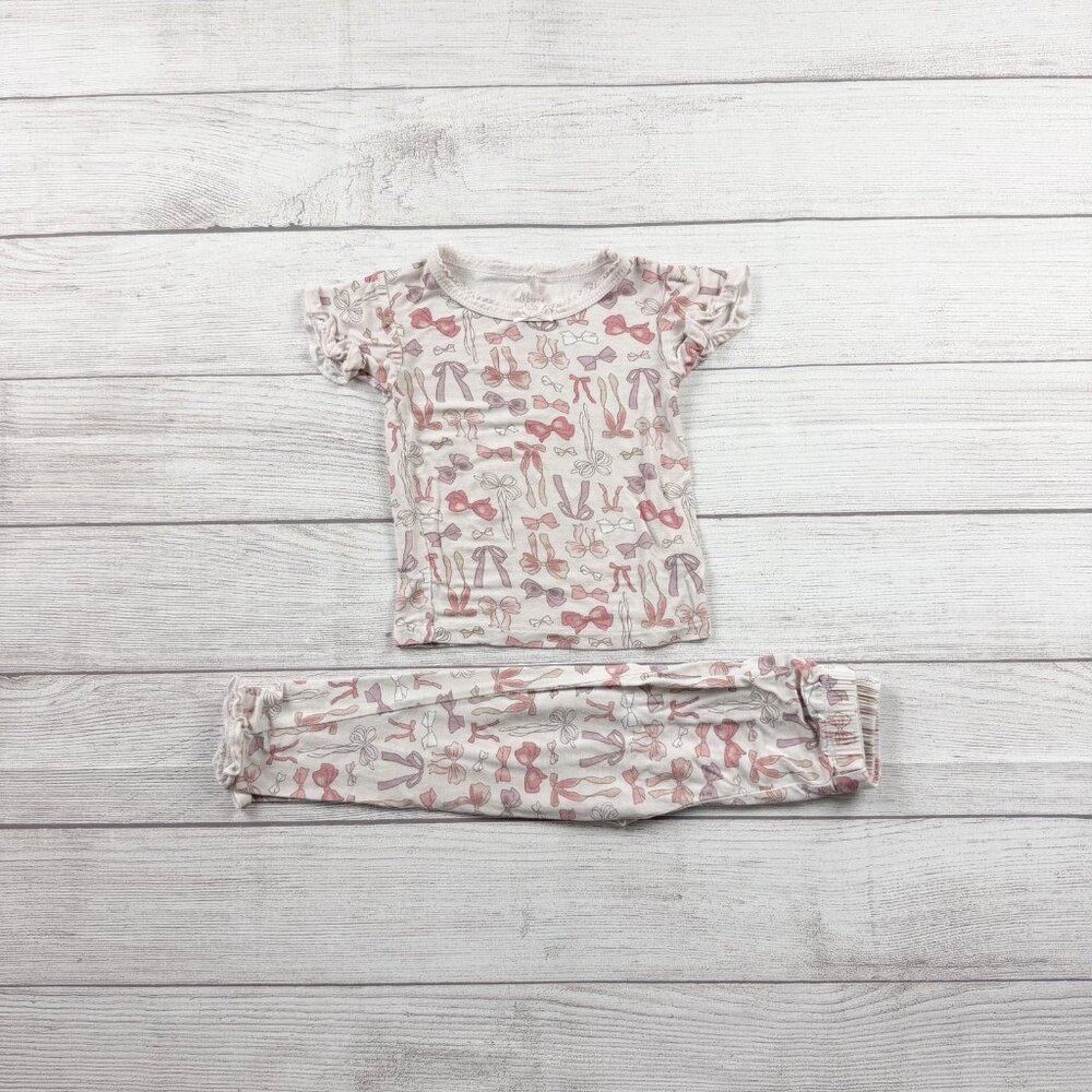 Milkberry Bow Print Pajamas